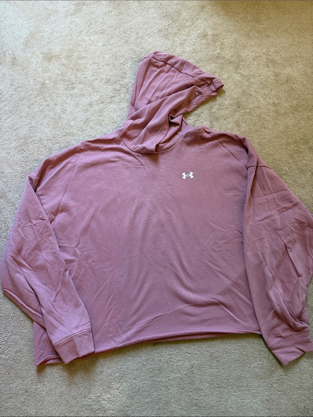 Under Armour Mauve/Pink Lightweight Pullover Hoodie
